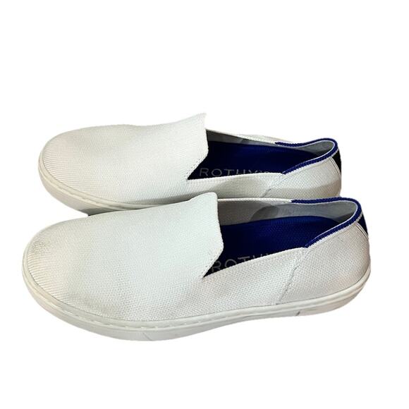 Rothy's White The Original Slip On Round Toe Women's Comfort Shoes Size 6 - Picture 1 of 5